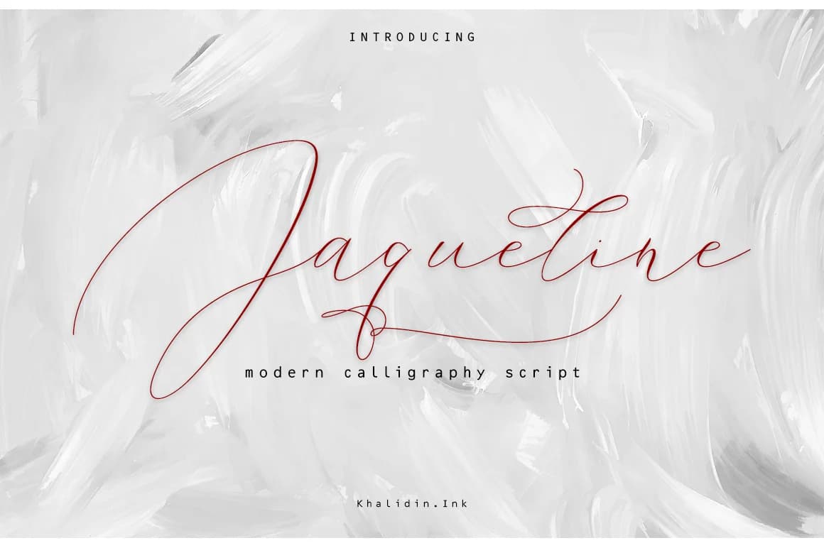 Jaqueline Font by Khalidin.Ink — Script Handwritten Font