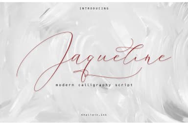 Jaqueline Font by Khalidin.Ink — Script Handwritten Font — thumbnail 1