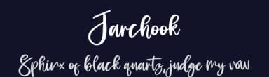 Jarchook by Integritype Studio — Script Handwritten Font — thumbnail 2