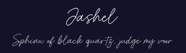 Jashel by Typebae Foundry — Script Handwritten Font — thumbnail 2