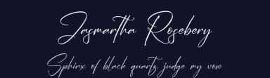 Jasmartha Rosebery by Letterena Studios — Script Handwritten Font — thumbnail 2