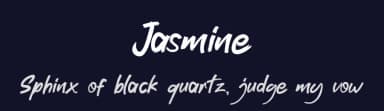 Jasmine by Winarko — Script Handwritten Font — thumbnail 2