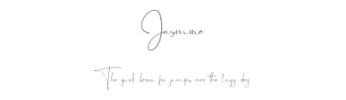 Jasmine by Jimtype Studio — Script Handwritten Font — thumbnail 1