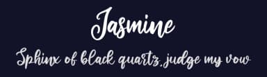 Jasmine by Vunira Design — Script Handwritten Font — thumbnail 2