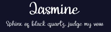 Jasmine by Eric Samossa — Script Handwritten Font — thumbnail 2