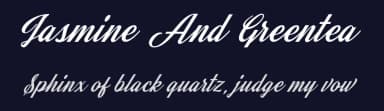 Jasmine And Greentea by StereoType — Script Handwritten Font — thumbnail 2