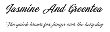 Jasmine And Greentea by StereoType — Script Handwritten Font — thumbnail 1