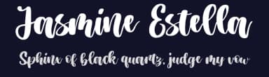 Jasmine Estella by Creakokun Studio — Script Handwritten Font — thumbnail 2