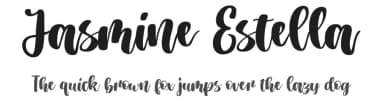 Jasmine Estella by Creakokun Studio — Script Handwritten Font — thumbnail 1