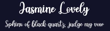 Jasmine Lovely by Reguler Studio — Script Handwritten Font — thumbnail 2