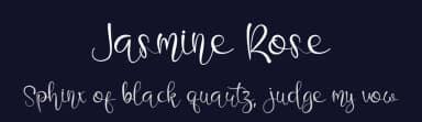 Jasmine Rose by Hudzaifah Studio — Script Handwritten Font — thumbnail 2