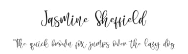 Jasmine Sheffield by Haksen Studio — Script Handwritten Font — thumbnail 1