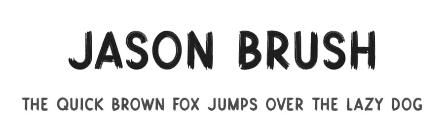 Jason Brush by Appleberry Studio — Script Handwritten Font