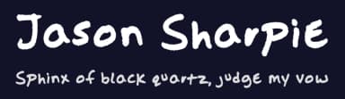 Jason Sharpie by FontPanda — Script Handwritten Font — thumbnail 2