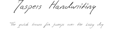 Jaspers Handwriting by Roland Huse Design — Script Handwritten Font — thumbnail 1