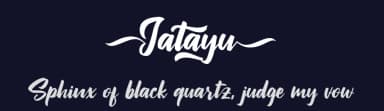 Jatayu by Khurasan — Script Handwritten Font — thumbnail 2
