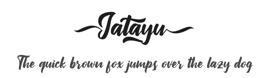 Jatayu by Khurasan — Script Handwritten Font