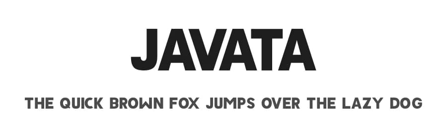 Javata by Multype Studio — Sans Serif Font