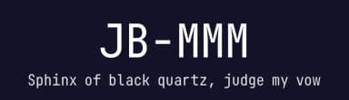 JB-MMM by Marcelo Magalhães Macedo — Sans Serif Font — thumbnail 2