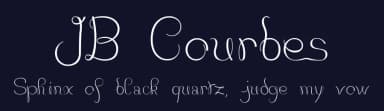JB Courbes by JBFoundry — Script Handwritten Font — thumbnail 2
