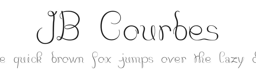 JB Courbes by JBFoundry — Script Handwritten Font