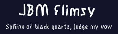 JBM Flimsy by Johan Brodd — Script Handwritten Font — thumbnail 2