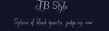 JB Style by JBFoundry — Script Handwritten Font — thumbnail 2