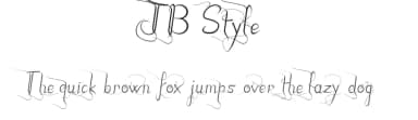 JB Style by JBFoundry — Script Handwritten Font — thumbnail 1