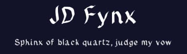 JD Fynx by Jecko Development — Script Handwritten Font — thumbnail 2
