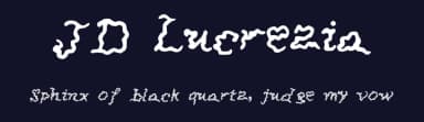 JD Lucrezia by Jecko Development — Script Handwritten Font — thumbnail 2