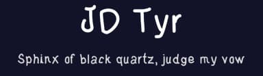 JD Tyr by Jecko Development — Script Handwritten Font — thumbnail 2