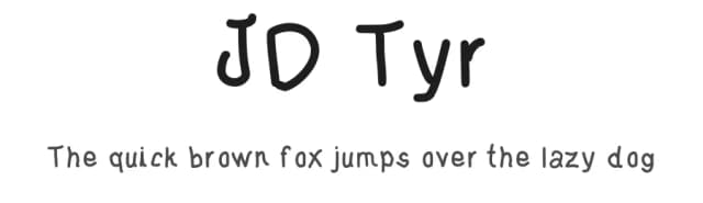 JD Tyr by Jecko Development — Script Handwritten Font
