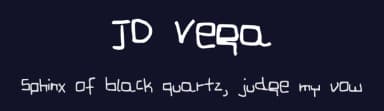 JD Vega by Jecko Development — Script Handwritten Font — thumbnail 2