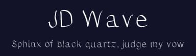 JD Wave by Jecko Development — Script Handwritten Font — thumbnail 2