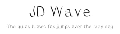 JD Wave by Jecko Development — Script Handwritten Font — thumbnail 1
