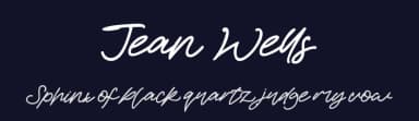 Jean Wells by Vztype Studio — Script Handwritten Font — thumbnail 2
