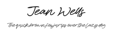 Jean Wells by Vztype Studio — Script Handwritten Font — thumbnail 1