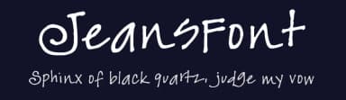 JeansFont by FontPanda — Script Handwritten Font — thumbnail 2