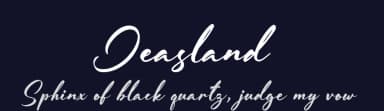 Jeasland by Hanzel Space — Script Handwritten Font — thumbnail 2