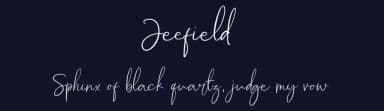 Jeefield by Viswell Studio — Script Handwritten Font — thumbnail 2