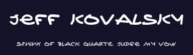 Jeff Kovalsky by Endie — Script Handwritten Font — thumbnail 2