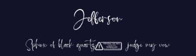 Jefferson by Kong Font — Script Handwritten Font — thumbnail 2