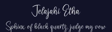 Jelajahi Etha by Integritype Studio — Script Handwritten Font — thumbnail 2