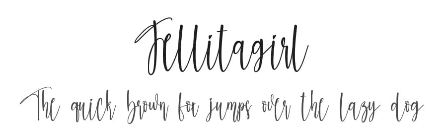 Jellitagirl by Scratchones — Script Handwritten Font