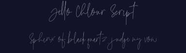Jello Chlour Script by Jolicia Type Foundry — Script Handwritten Font — thumbnail 2
