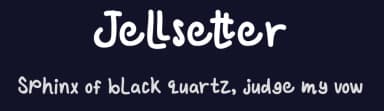 Jellsetter by Denny Sutanto — Script Handwritten Font — thumbnail 2