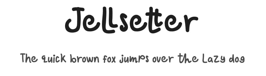 Jellsetter by Denny Sutanto — Script Handwritten Font