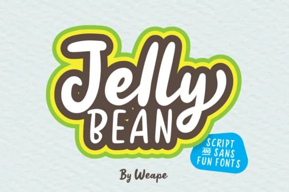 Jelly Bean Font by Weape Design — Script Handwritten Font