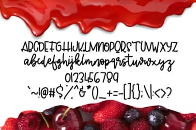 Jelly Berry Font by Patricia (DMStd) — Script Handwritten Font — thumbnail 6