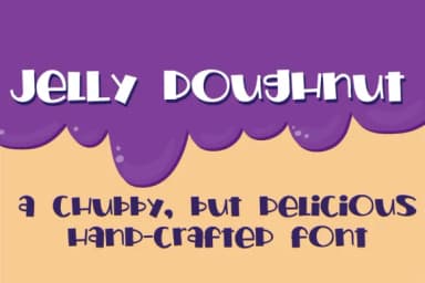 Jelly Doughnut Font by Illustration Ink — Script Handwritten Font — thumbnail 1